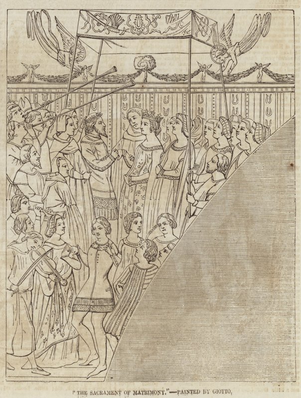 Äktenskapets sakrament av Giotto di Bondone