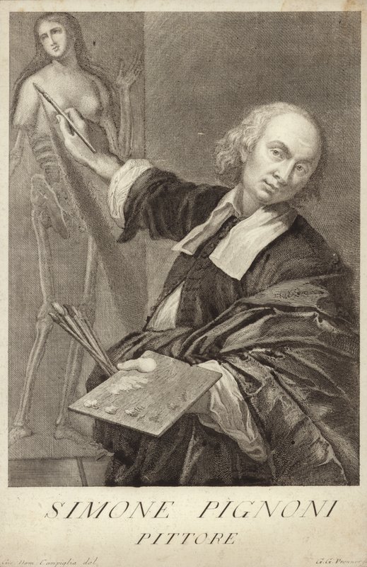 Simone Pignoni, italiensk målare av Giovanni Domenico Campiglia