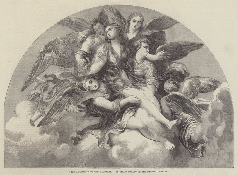 Magdalens antagande av Giulio Romano