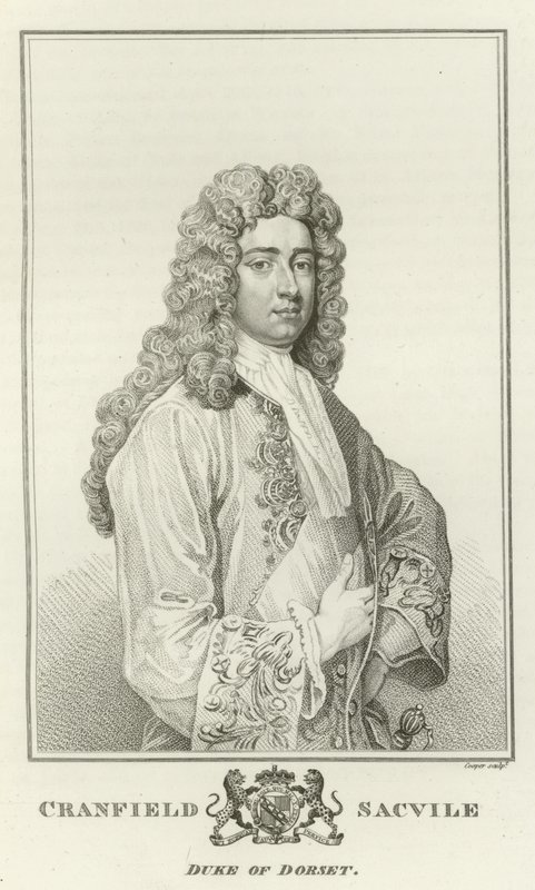 Cranfield Sacvile, hertig av Dorset av Godfrey Kneller