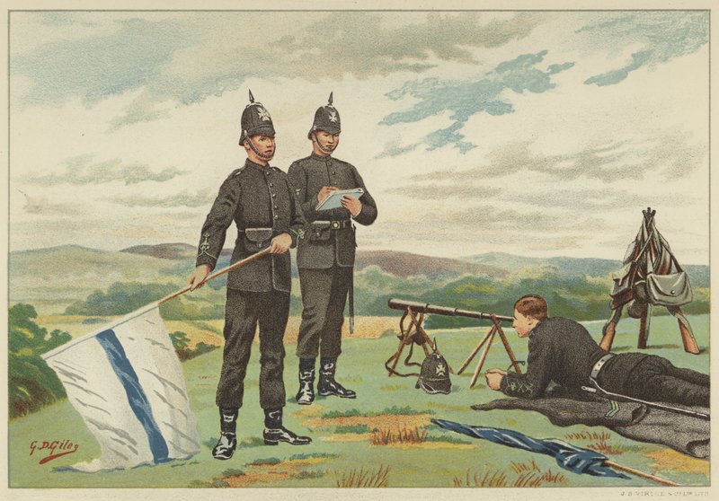 The 1st Middlesex (Victoria Rifles) Volunteers, 4th Volunteer Battalion Kings Royal Rifle Corps av Godfrey Douglas Giles