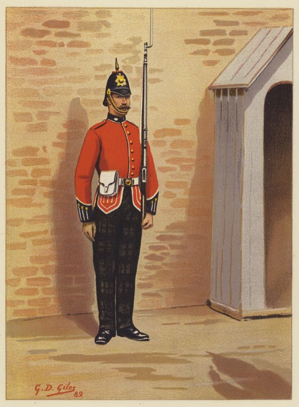 Den 25:e, Kings Own Scottish Borderers av Godfrey Douglas Giles
