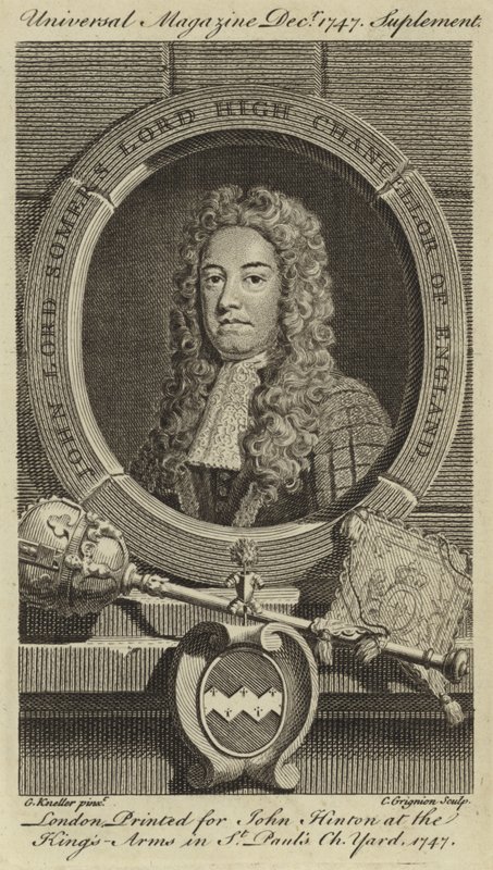 John Lord Somers, Englands Lord High Chancellor av Godfrey Kneller