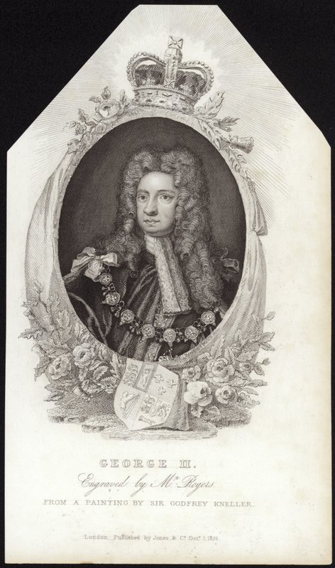 Kung George II av Storbritannien och Irland av Godfrey Kneller