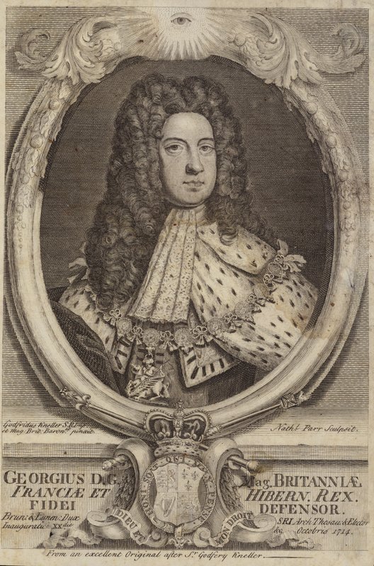 Kung George I av Storbritannien och Irland av Godfrey Kneller