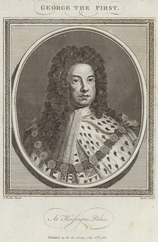 Kung George I av Storbritannien och Irland av Godfrey Kneller
