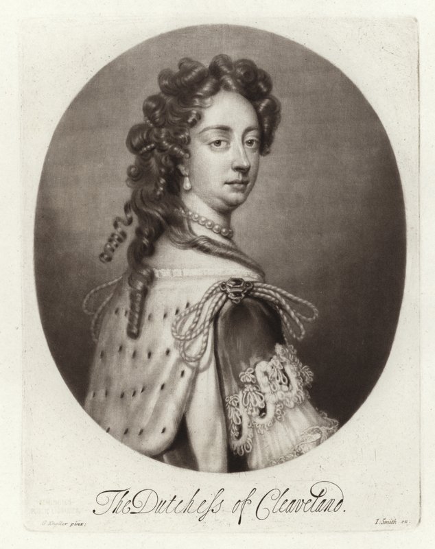 Porträtt av Barbara Palmer, hertiginna av Cleveland av Godfrey Kneller