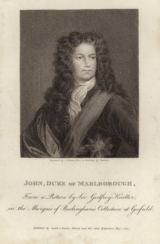 Porträtt av John Churchill, hertig av Marlborough av Godfrey Kneller