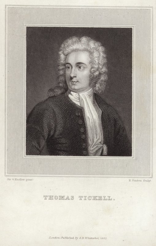 Porträtt av Thomas Tickell av Godfrey Kneller