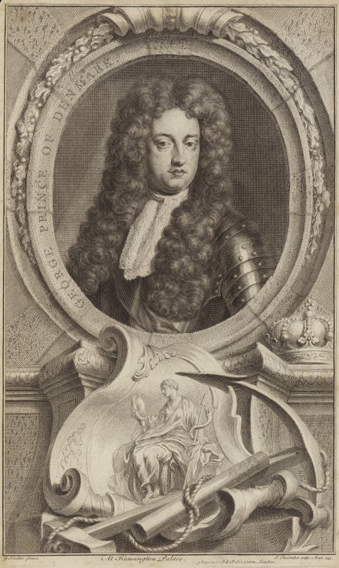 Prins Georg av Danmark och Norge av Godfrey Kneller