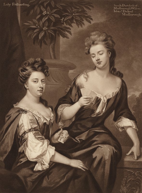 Sarah hertiginna av Marlborough och Lady Fitzharding av Godfrey Kneller