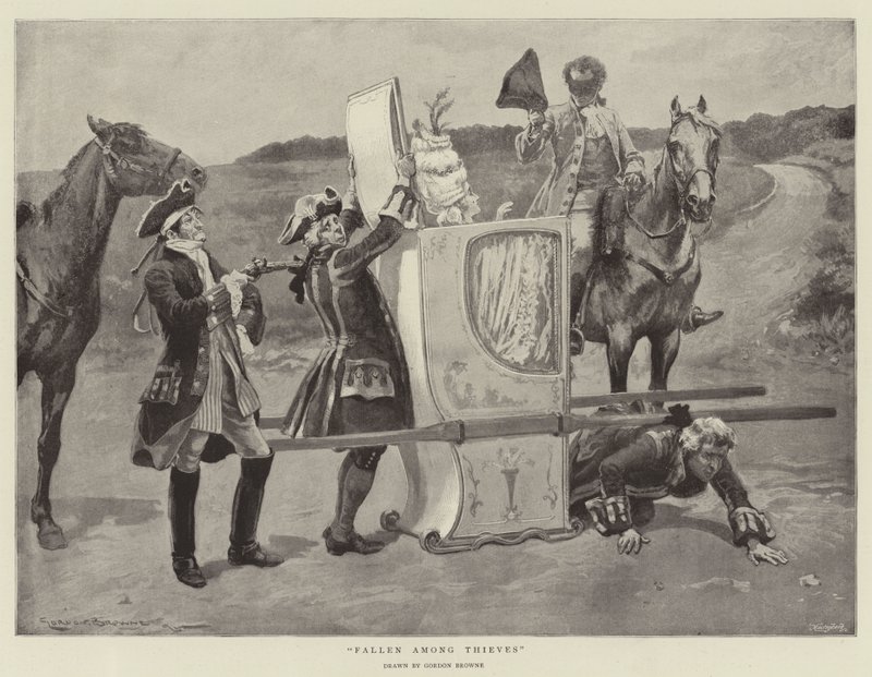 Fallen bland tjuvar av Gordon Frederick Browne