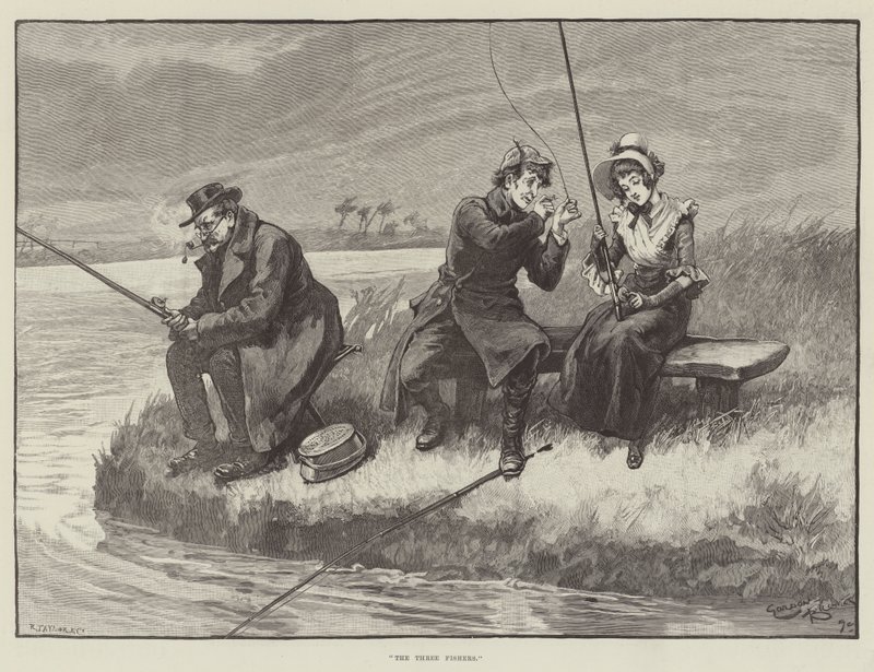 De tre fiskarna av Gordon Frederick Browne
