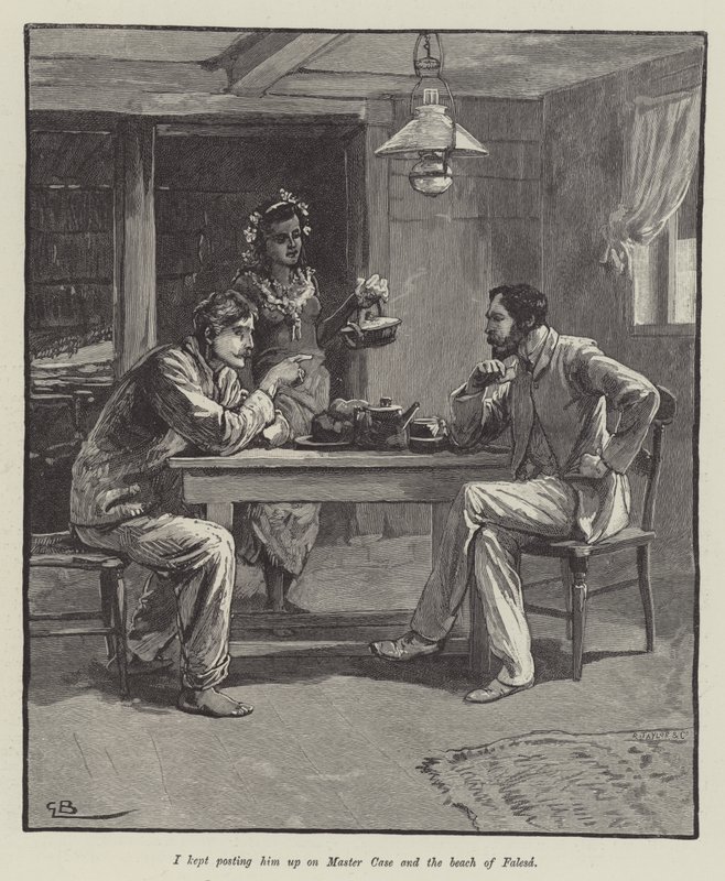 Uma, eller The Beach of Falesa, av Robert Louis Stevenson av Gordon Frederick Browne