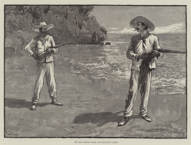 Uma, eller stranden i Falesa, av Robert Louis Stevenson av Gordon Frederick Browne