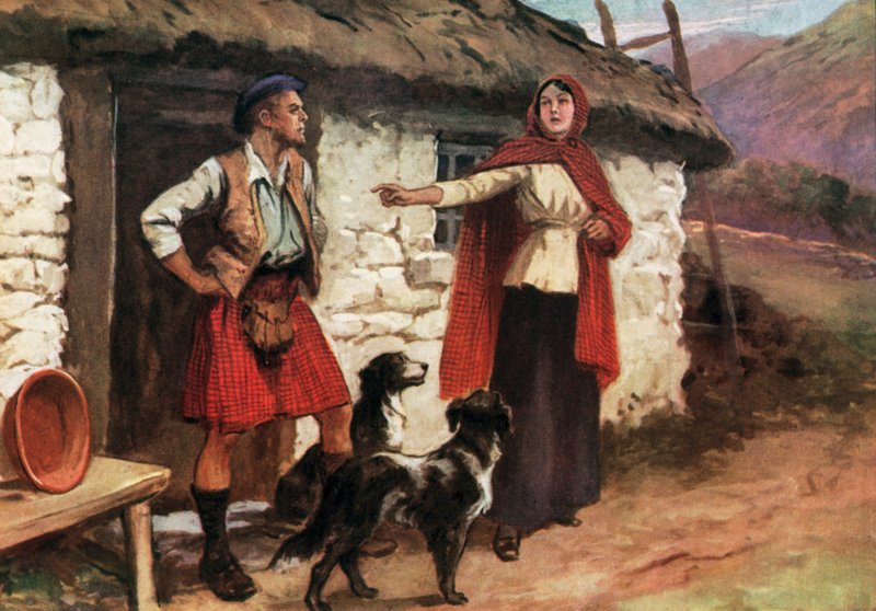 Illustration för Sagan om kitteln av Gordon Frederick after Browne