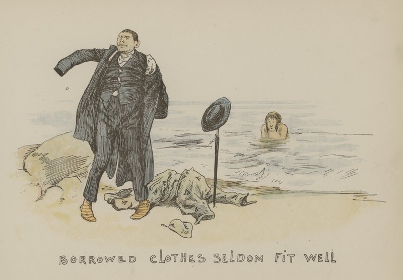 Lånade kläder passar sällan bra av Gordon Frederick Browne