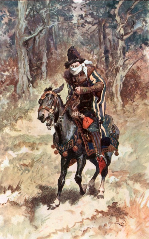 Ghysbrecht Van Swieten satt på sin Mule av Gordon Frederick Browne
