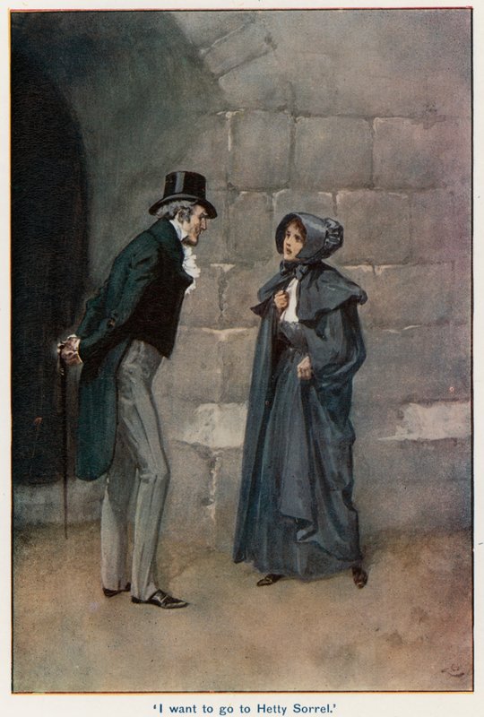 Illustration för Adam Bede av Gordon Frederick Browne