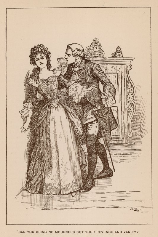 Illustration för The History of Henry Esmond av Thackeray av Gordon Frederick Browne