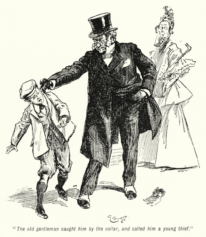 Illustration till The Story of the Treasure Seekers av E Nesbit (litho) av Gordon Frederick Browne