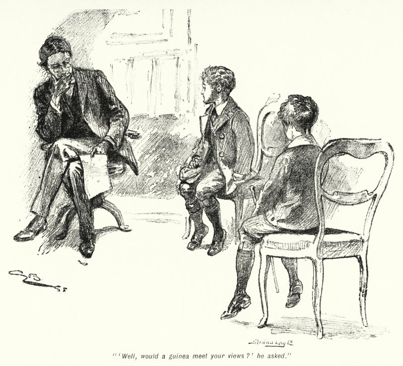Illustration till The Story of the Treasure Seekers av E Nesbit (litho) av Gordon Frederick Browne