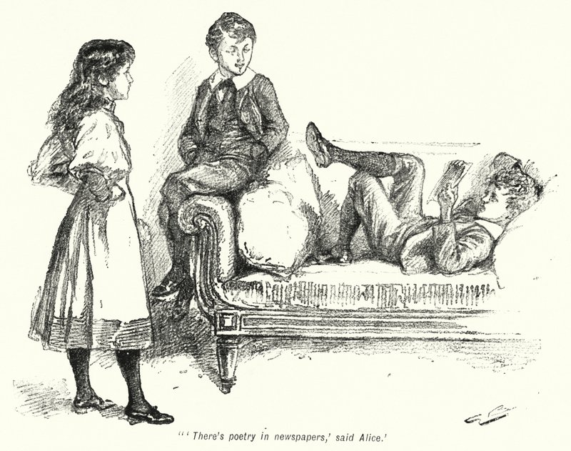 Illustration till The Story of the Treasure Seekers av E Nesbit (litho) av Gordon Frederick Browne