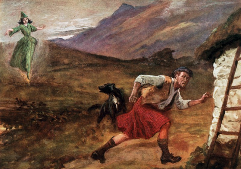 Illustration för Sagan om kitteln av Gordon Frederick Browne