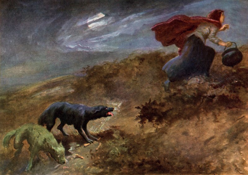 Illustration för Sagan om kitteln av Gordon Frederick Browne