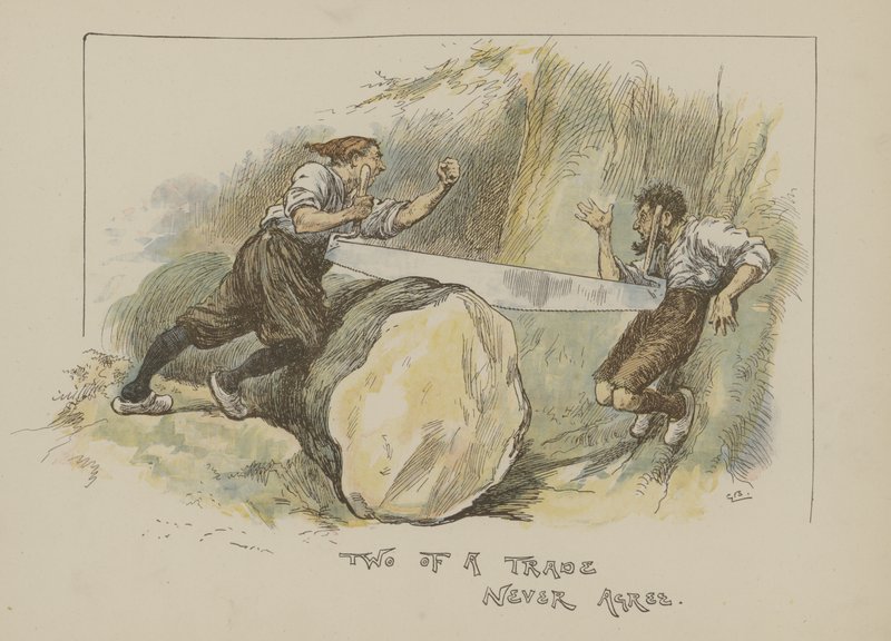 Två av en handel håller aldrig med av Gordon Frederick Browne