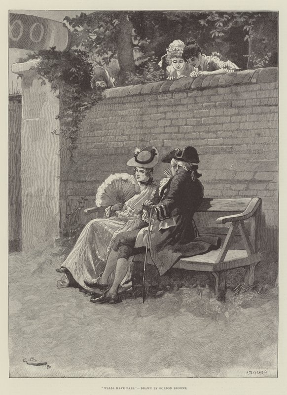 Väggar har öron av Gordon Frederick Browne