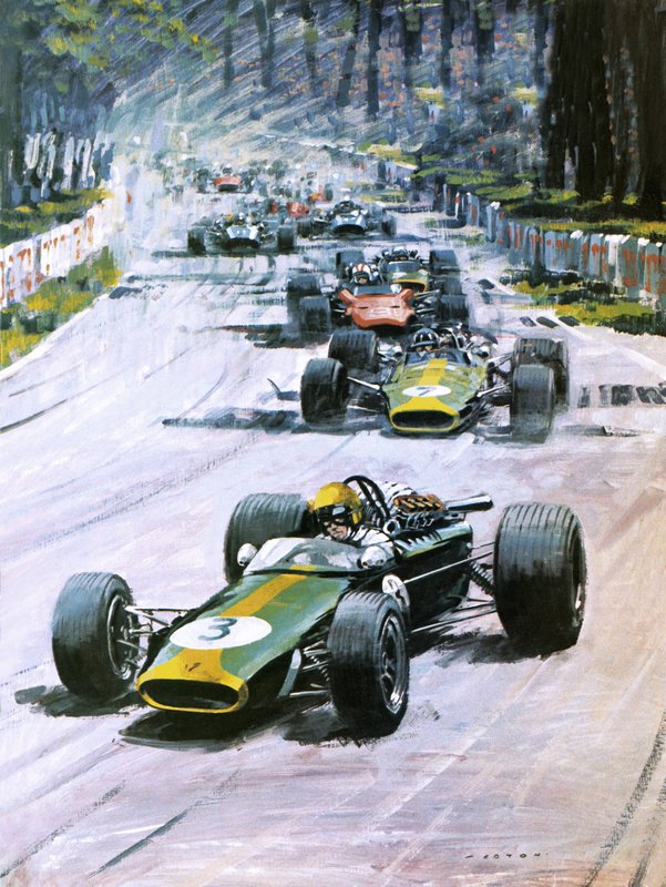 1967 Frankrikes Grand Prix av Graham Coton