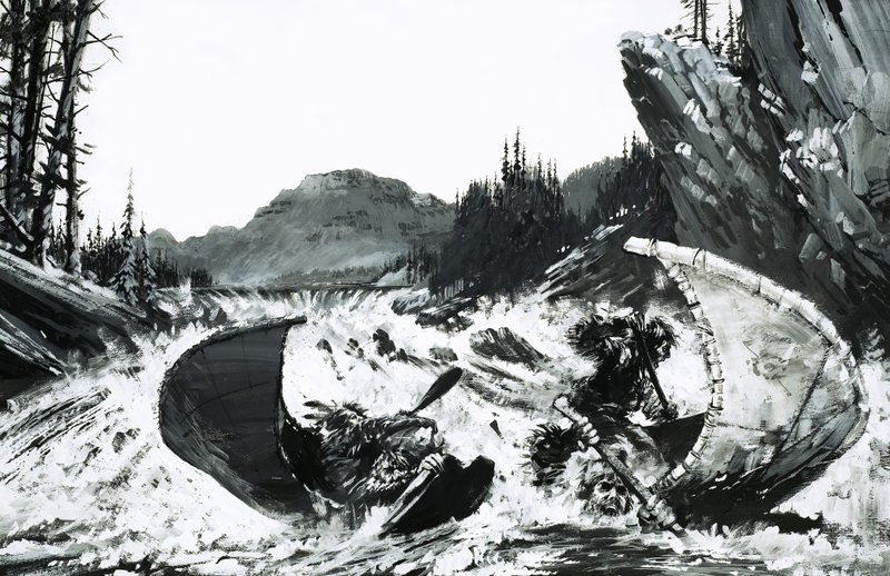 Alexander Mackenzie inleder sin strävan att hitta en väg genom Kanada med en hårresande flodfärd av Graham Coton