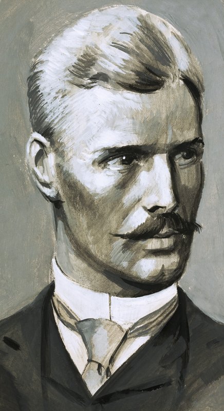 Den rekordbrytande kapplöpningsbanan. Hugh Locke-King av Graham Coton
