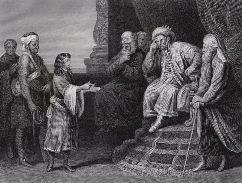Josef tolkar Faraos dröm av Guercino