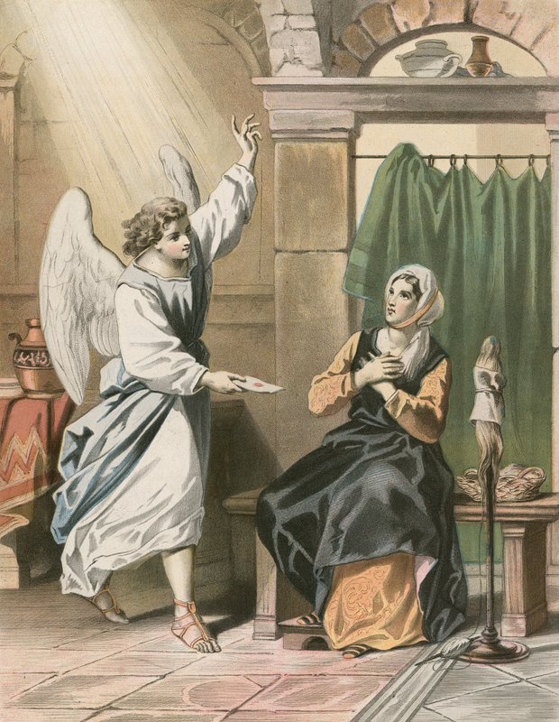 Christiana får ett brev från kungen av Gustav Bartsch