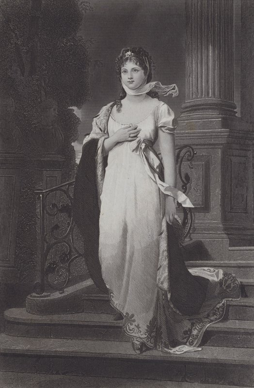 Louise, drottningkonsort till kung Fredrik Vilhelm III av Preussen av Gustav Karl Ludwig Richter