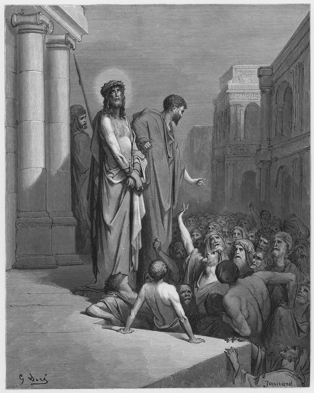 Gustave Dore Bibeln: Kristus presenteras för folket av Gustave Dore