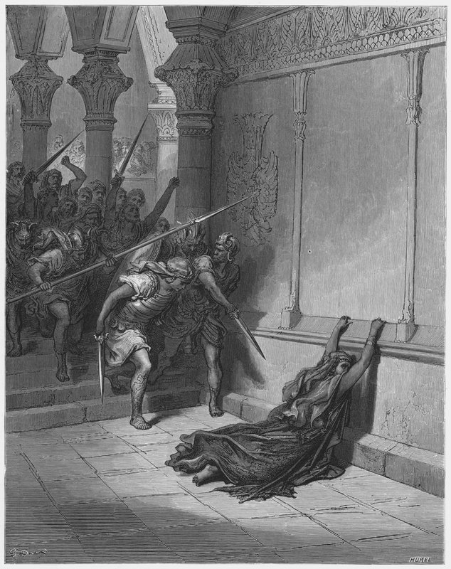 Gustave Dore Bibeln: Athalias död av Gustave Dore