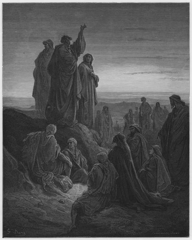 Gustave Dore Bibeln: Apostlarna predikar evangeliet av Gustave Dore