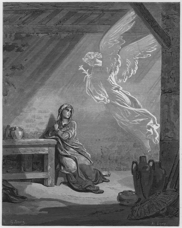 Gustave Dore Bibeln: Tillkännagivandet av Gustave Dore