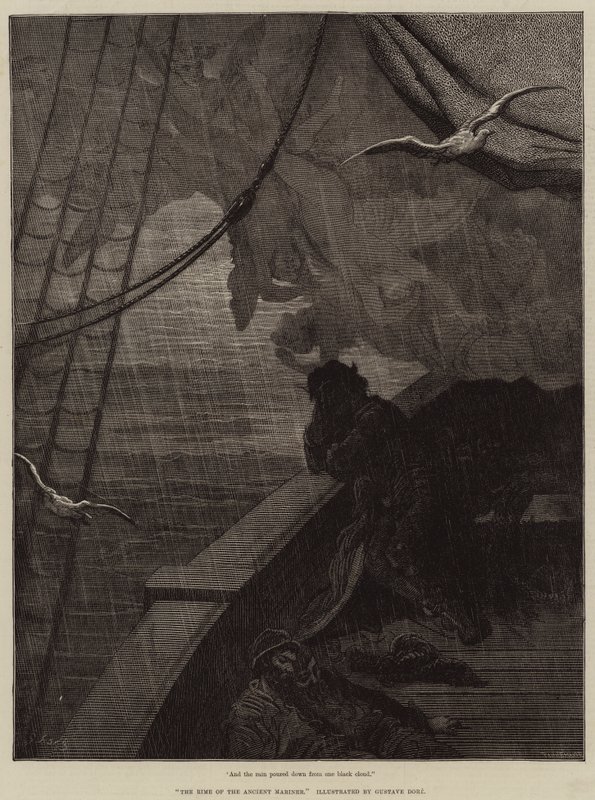 Sången om den gamle sjömannen av Gustave Dore