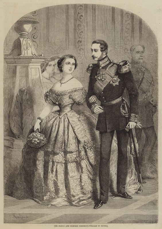 Prinsen och prinsessan Frederick-William av Preussen av Gustave Janet