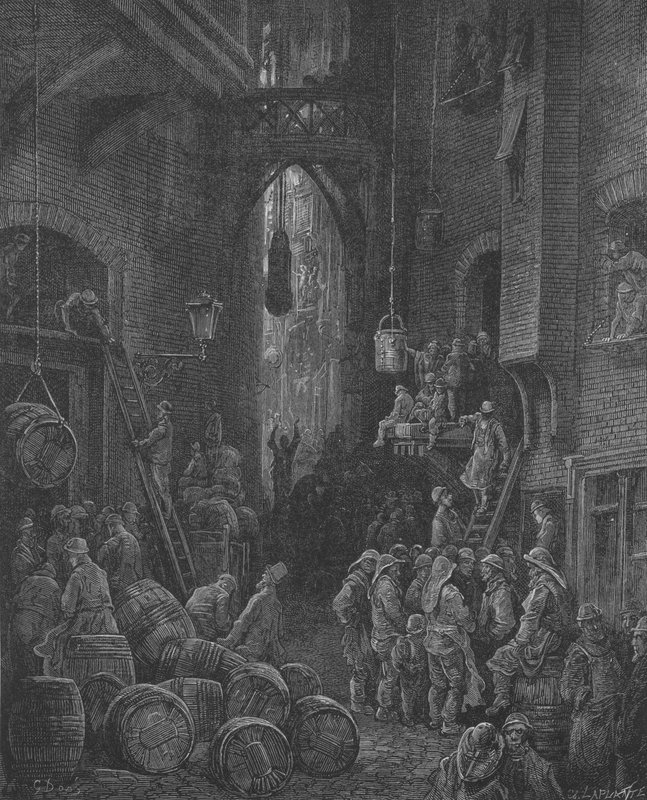 Sainte-Catherine lägger till av Gustave after Dore