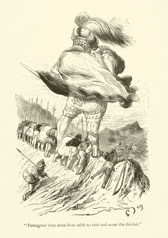 Illustrationer till Rabelais verk av Gustave after Dore