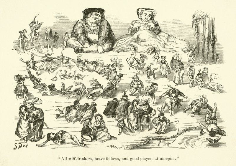 Illustrationer till Rabelais verk av Gustave after Dore