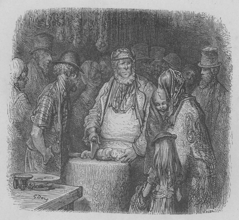 Slaktaren I Utövandet Av Hans Funktioner av Gustave after Dore