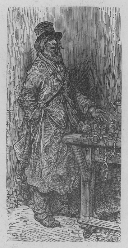 Låshandlaren av Gustave after Dore