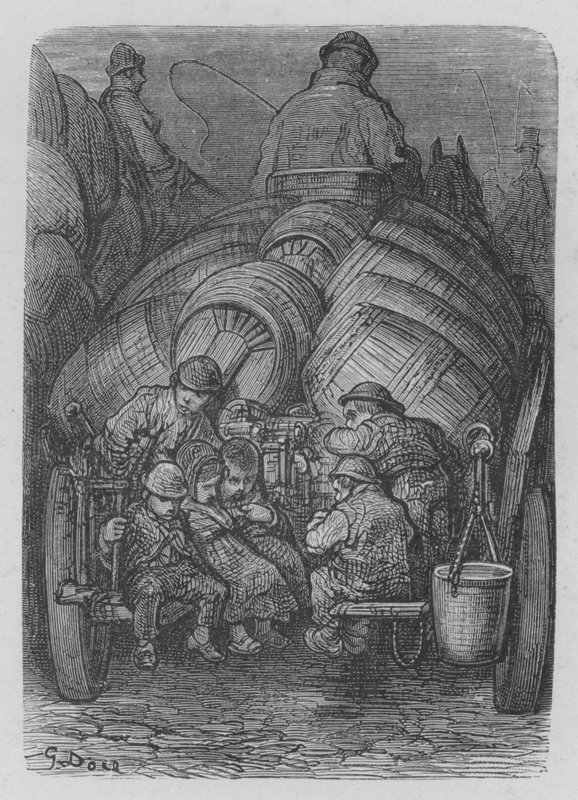 Ölportarna av Gustave after Dore