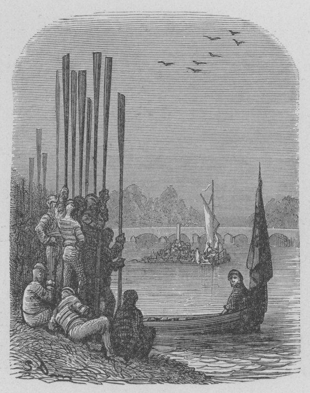 Regattor, väntar av Gustave after Dore